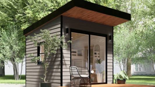 sunshine tiny home exterior image