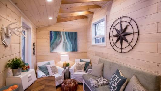 sunshine tiny home interior